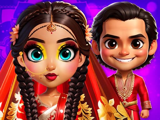 Asoka Makeup Indian Bride game screenshot - girls - Free online game