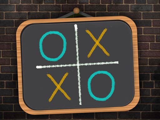 Tic Tac Toe Blackboard game screenshot - multiplayer - Free online game