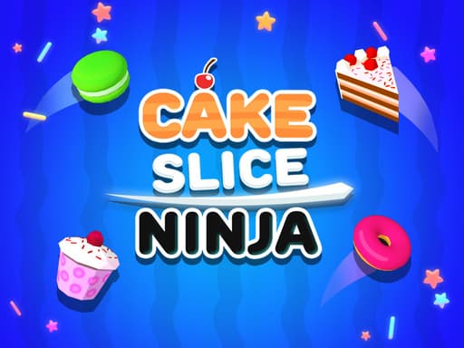 Cake Slice Ninja game screenshot - hypercasual - Free online game