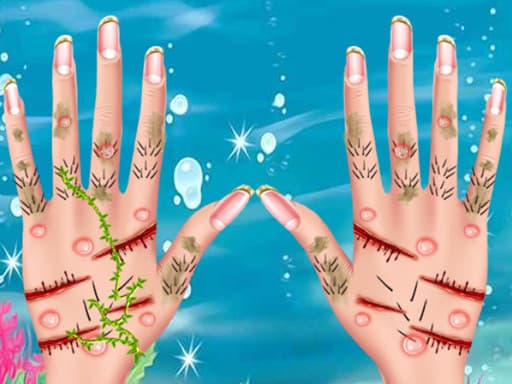 Mermaid Princess Save The Ocean game screenshot - girls - Free online game