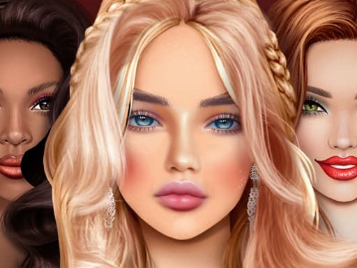 Garden &amp; Princess Fashionista Girl Dress Up Game game screenshot - girls - Free online game