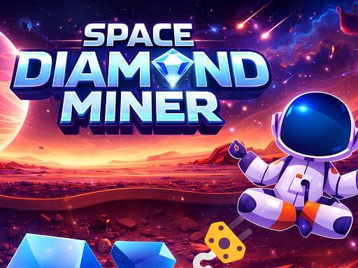 Captura de pantalla del juego Space Diamond Miner - puzzles - Juego gratuito en línea