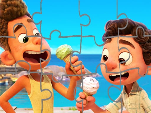 Luca Jigsaw game screenshot - girls - Free online game