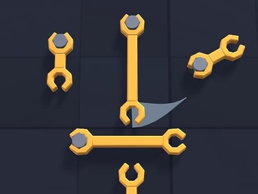 Unblocking Wrench Puzzle game screenshot - hypercasual - Free online game