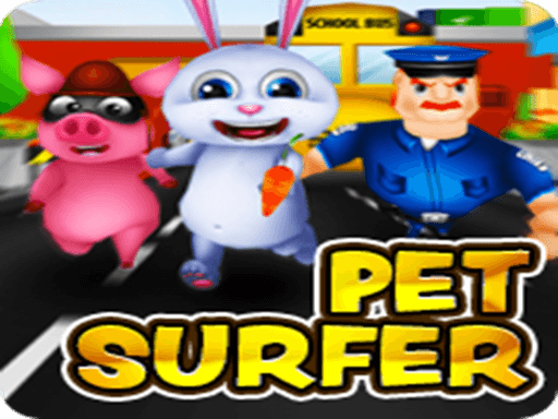 Run Pet Surfer game screenshot - arcade - Free online game