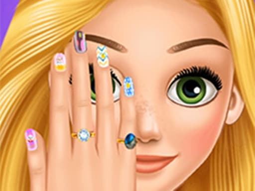 Easter Nails Designer game screenshot - hypercasual - Free online game