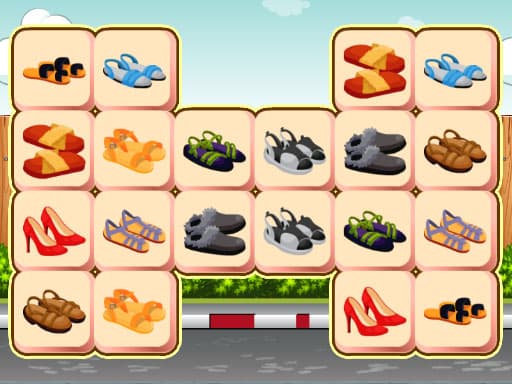 Girls Sandals Mahjong game screenshot - girls - Free online game