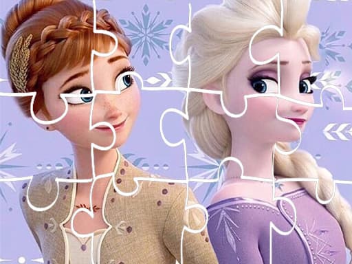 Frozen Sister Jigsaw game screenshot - girls - Free online game
