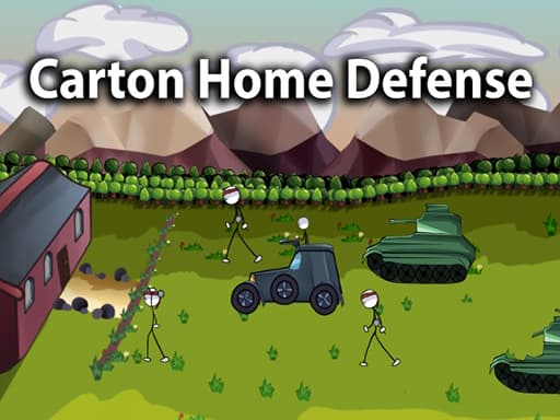 Carton Home Defense game screenshot - fighting - Free online game