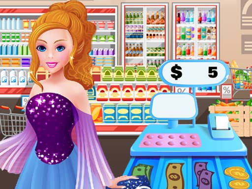 Supermarket Shopping Girls Game游戏截图 - arcade - 免费在线游戏