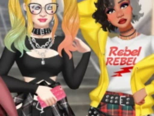 Princess Egirl Fashion game screenshot - hypercasual - Free online game