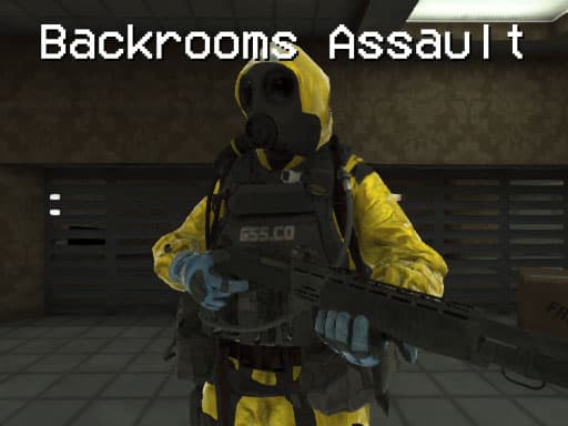Captura de pantalla del juego Backrooms Assault - shooting - Juego gratuito en línea