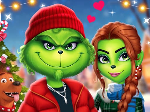 The Grench Couple Holiday Dress up game screenshot - girls - Free online game