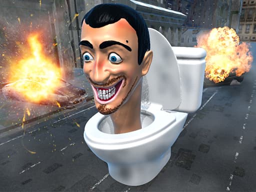 Captura de pantalla del juego Skibidi Toilet Survival - shooting - Juego gratuito en línea
