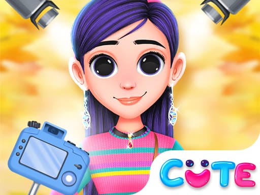 Violet Fall Fashion Shoot game screenshot - girls - Free online game