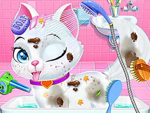 Baby Animals Pet Vet Care game screenshot - hypercasual - Free online game