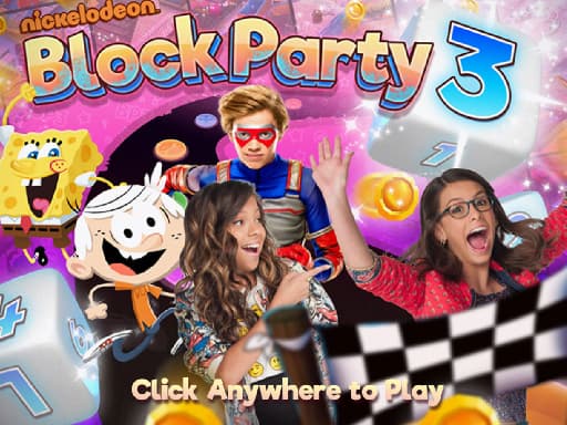 Nick Block Party 3游戏截图 - arcade - 免费在线游戏