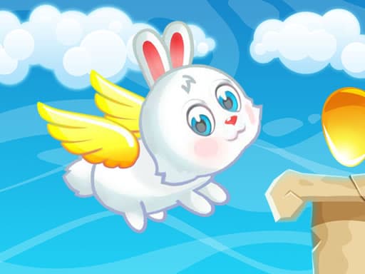 Easter Flying Bunny游戏截图 - clicker - 免费在线游戏