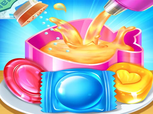 Sweet Candy Maker - Lollipop &amp; Gummy Candy Game game screenshot - girls - Free online game