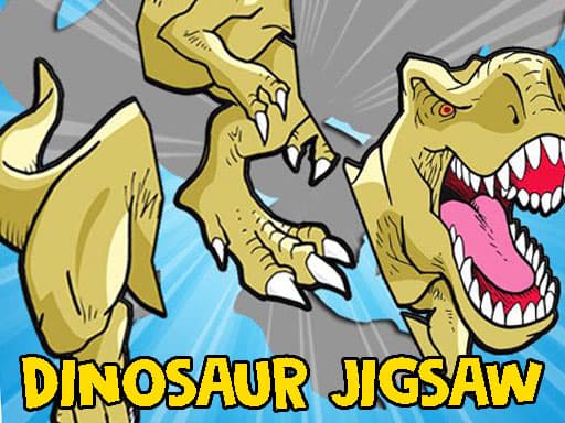 Dinosaur Jigsaw game screenshot - clicker - Free online game