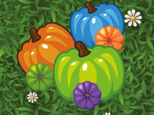 Color Pumpkin Match game screenshot - hypercasual - Free online game