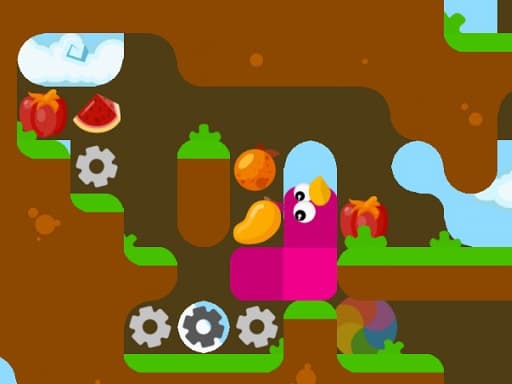Captura de pantalla del juego Snakefalls - boys - Juego gratuito en línea