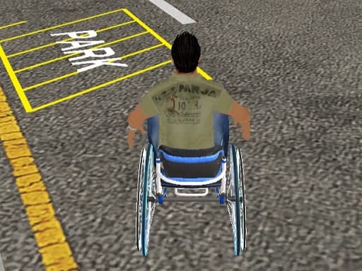 Wheel Chair Driving Simulator game screenshot - action - Free online game
