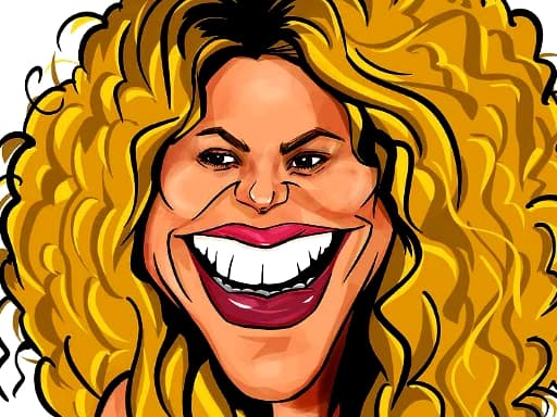 Shakira Funny Face game screenshot - girls - Free online game