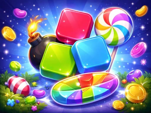 Blocks Match 3游戏截图 - puzzles - 免费在线游戏