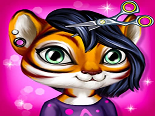 Cute Animal Hair Salon game screenshot - hypercasual - Free online game