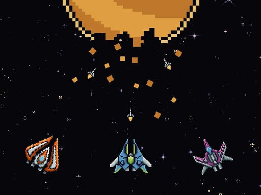 Galactic Pixel Storm游戏截图 - arcade - 免费在线游戏