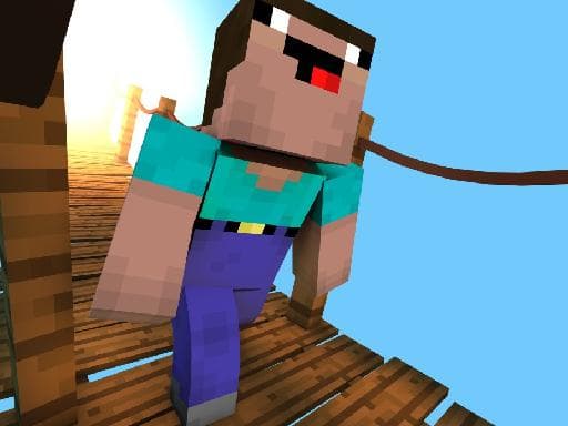 ParkourCraft game screenshot - adventure - Free online game