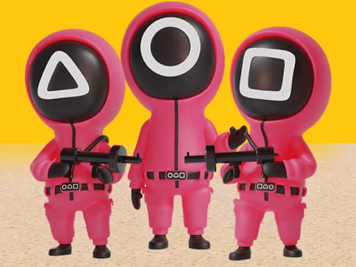 Squid Game 3D Red Light Green Light游戏截图 - multiplayer - 免费在线游戏