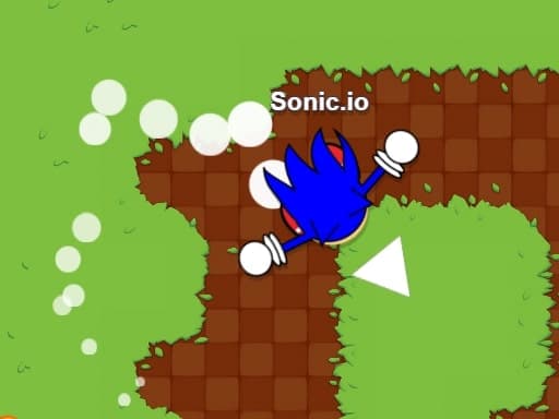Captura de pantalla del juego Sonic.io - hypercasual - Juego gratuito en línea