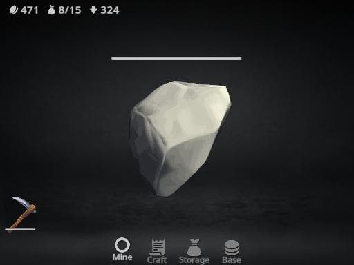 Stonecraft game screenshot - hypercasual - Free online game