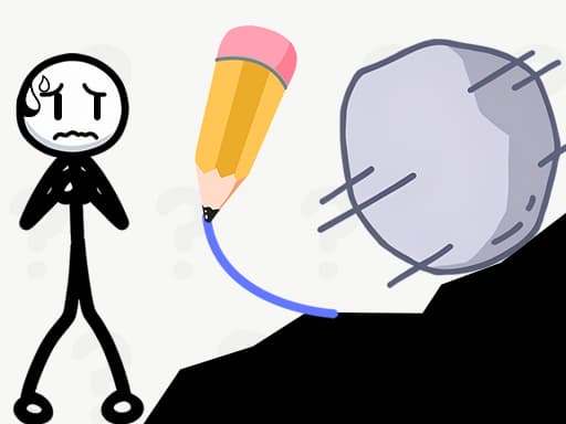 Stickman Rescue Draw 2 Save game screenshot - puzzles - Free online game