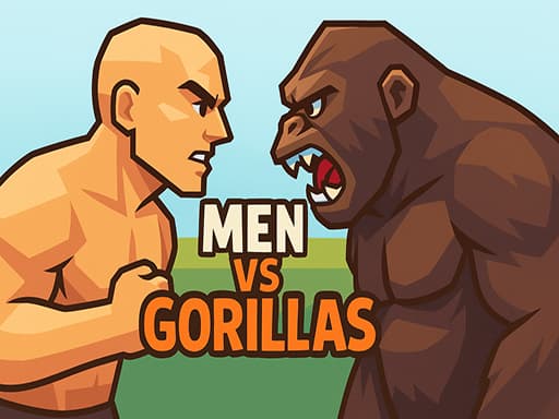 Men Vs Gorillas游戏截图 - action - 免费在线游戏