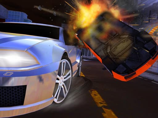 Urban Derby Stunt And Drift game screenshot - racing - Free online game