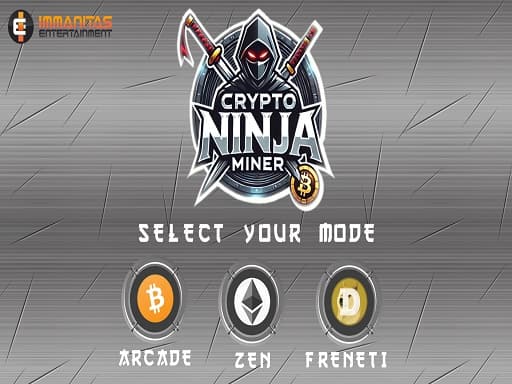 Crypto Ninja Miner game screenshot - arcade - Free online game