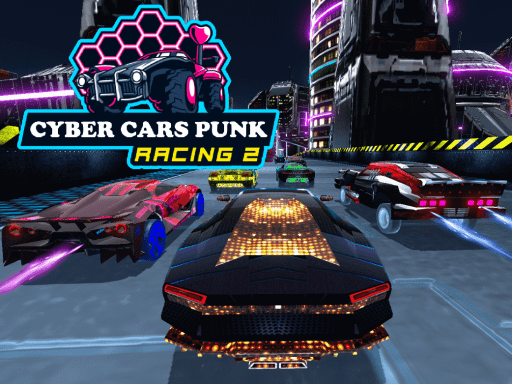Captura de pantalla del juego Cyber Cars Punk Racing 2 - racing - Juego gratuito en línea
