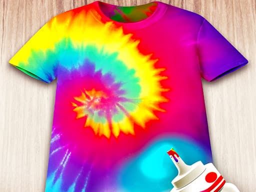Tie Dye Game game screenshot - girls - Free online game