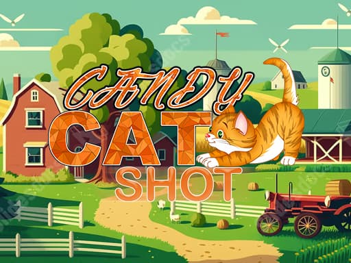Captura de pantalla del juego Candy Cat Shot - adventure - Juego gratuito en línea