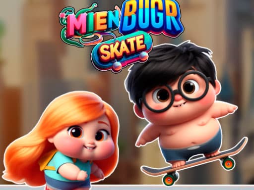 Captura de pantalla del juego Mien Bugr Skate - arcade - Juego gratuito en línea