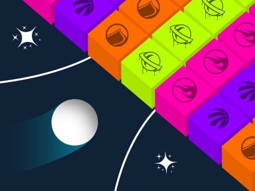 Captura de pantalla del juego Rolling Color Ball Game - hypercasual - Juego gratuito en línea