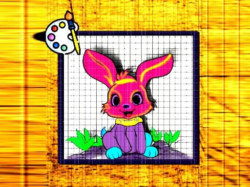 Easter Eggstravaganza Coloring game screenshot - girls - Free online game