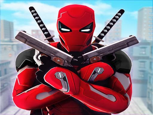 Captura de pantalla del juego Parkour Superhero Game: City Ninja Robot Street Fi - sports - Juego gratuito en línea