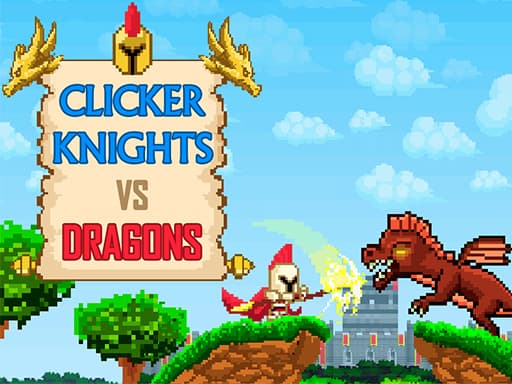 Captura de pantalla del juego Clicker Knights Vs dragons - adventure - Juego gratuito en línea