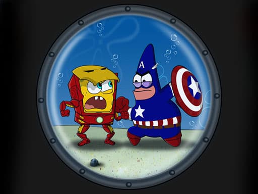 Captura de pantalla del juego spongebob iron - adventure - Juego gratuito en línea