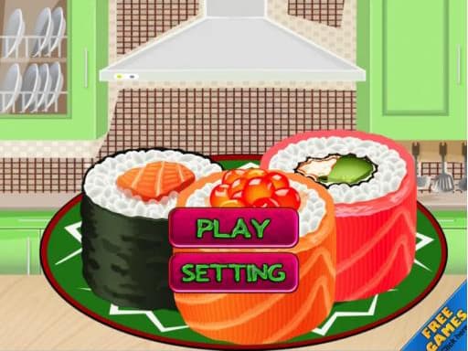 Sushi Roll 3D Cool game screenshot - cooking - Free online game