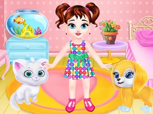 Baby Taylor Pet Grooming Day game screenshot - girls - Free online game